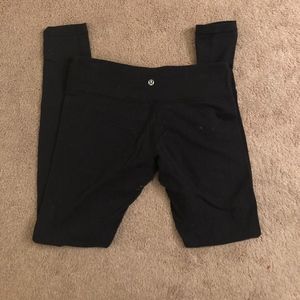Black Lululemon leggings, size 8